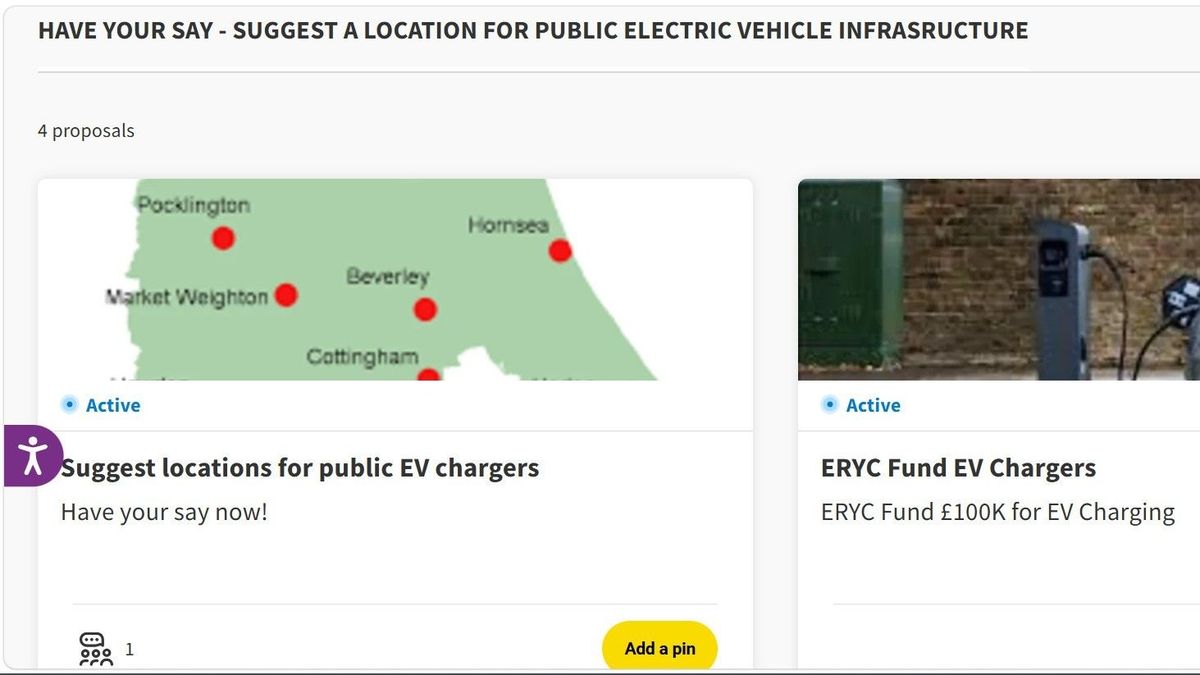 The new EV website