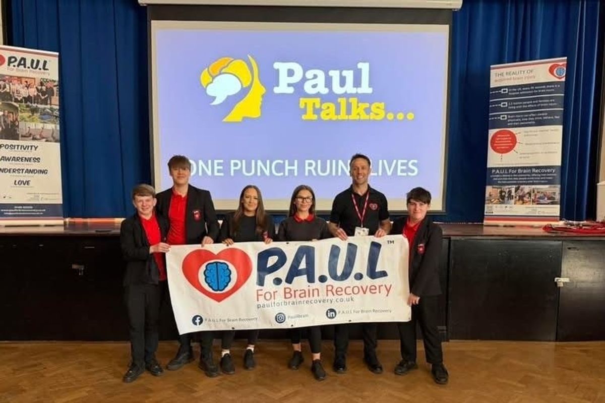 ‘One Punch Ruins Lives’ presentation at Hornsea School