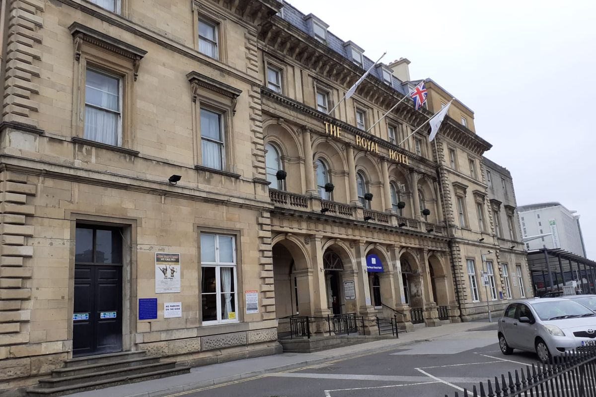 The Royal Hotel in Hull city centre in years past