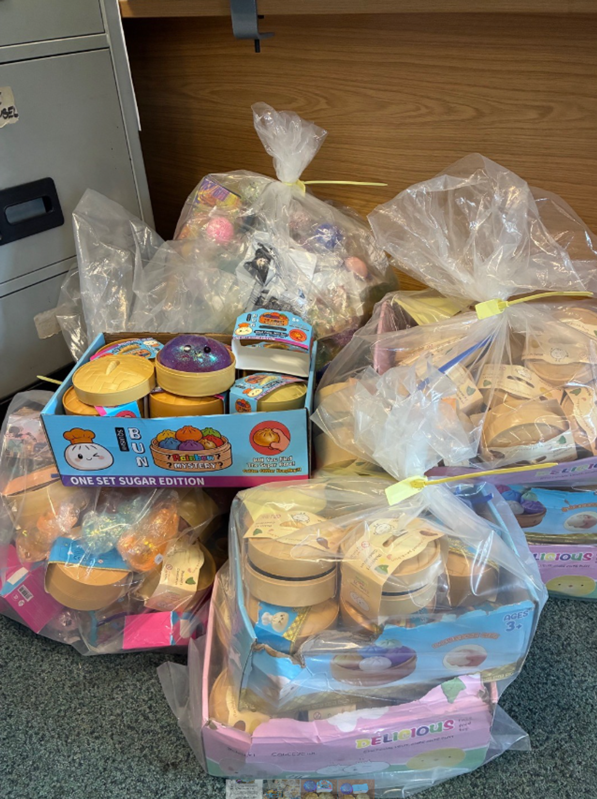 Seized Squishy Dumpling products that have now been destroyed