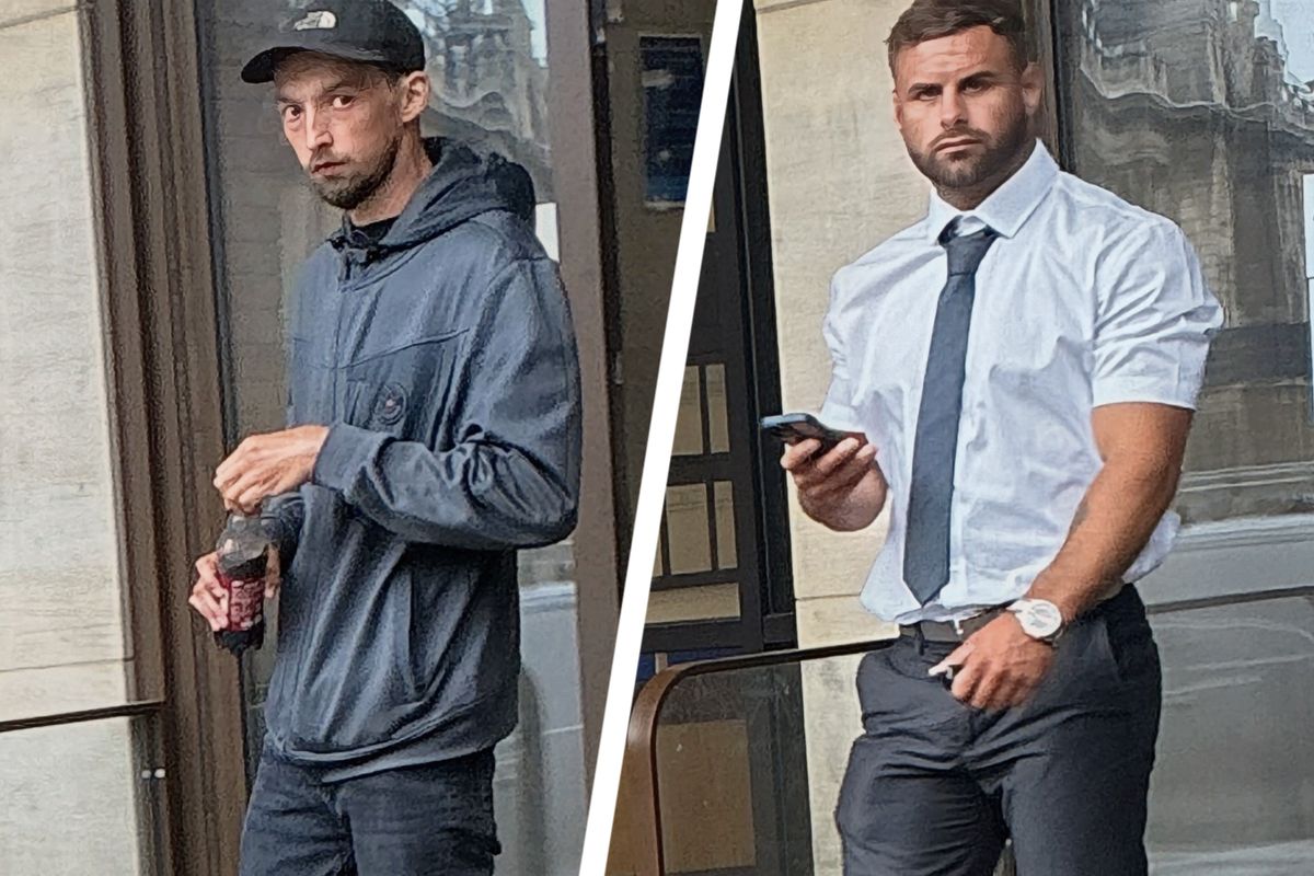 Cayton Daniel (left) and Daniel Biglin both admitted causing serious injury by dangerous driving