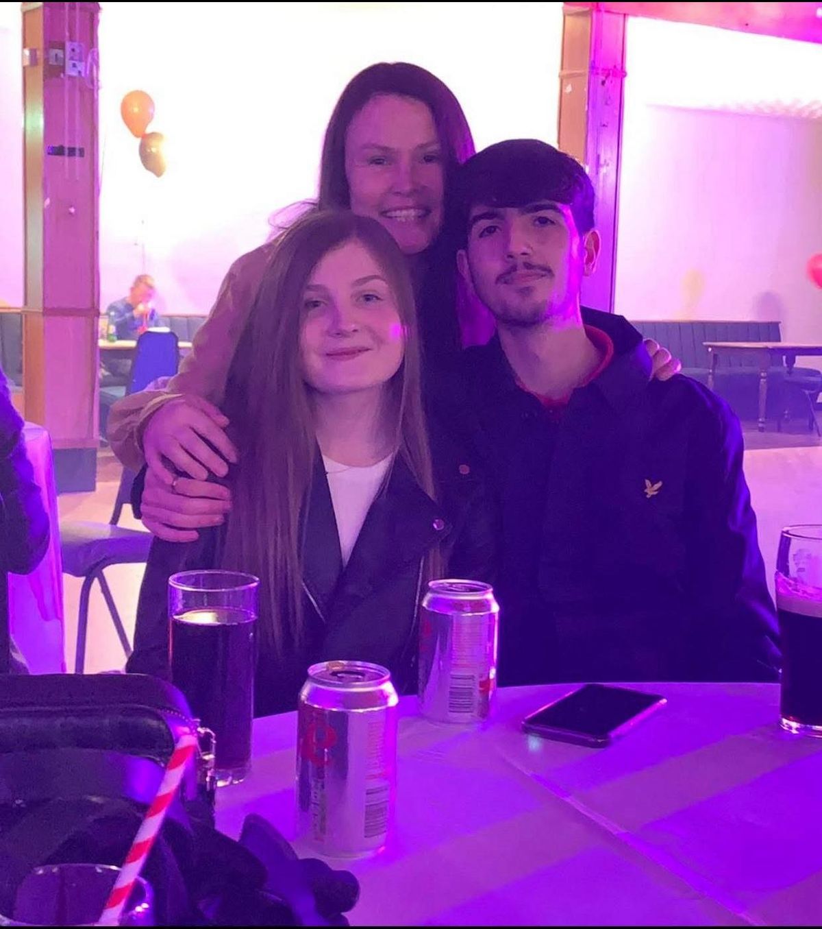 Emma Ceefe with Mary and her son, Joe