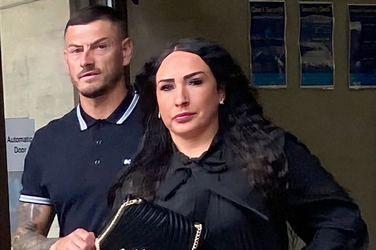 James Moore and Rachael Murray pictured outside Hull Crown Court