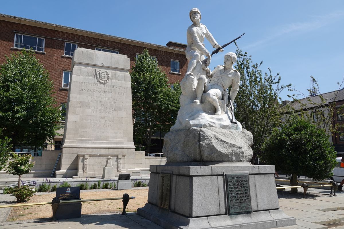 Hull’s war memorials have been restored.