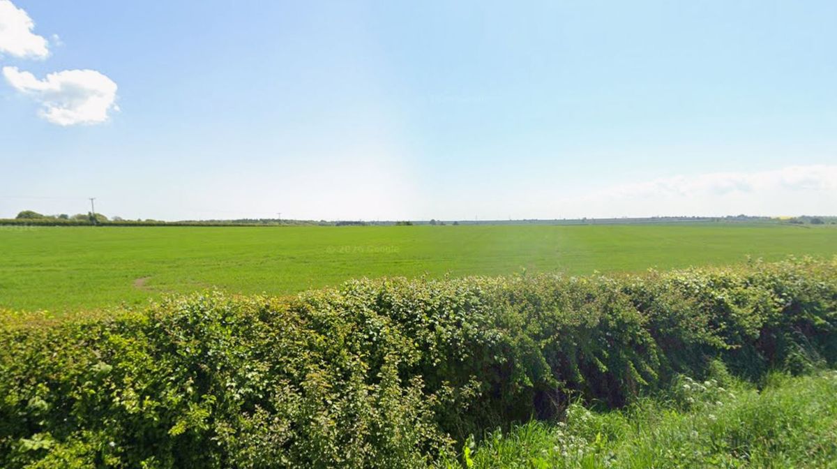 Part of the Clean Air Solar Farm intended site, as seen from Little Weighton Road, near Walkington