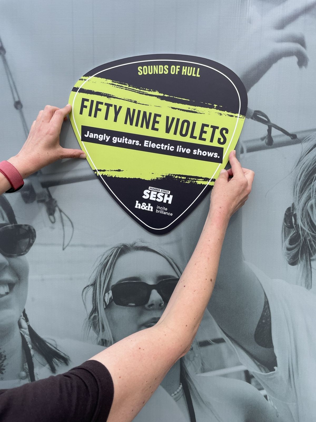The plectrum trail is part of a 'Go on then' campaign encouraging audiences to lean into Hull’s DIY attitude and make stuff happen 