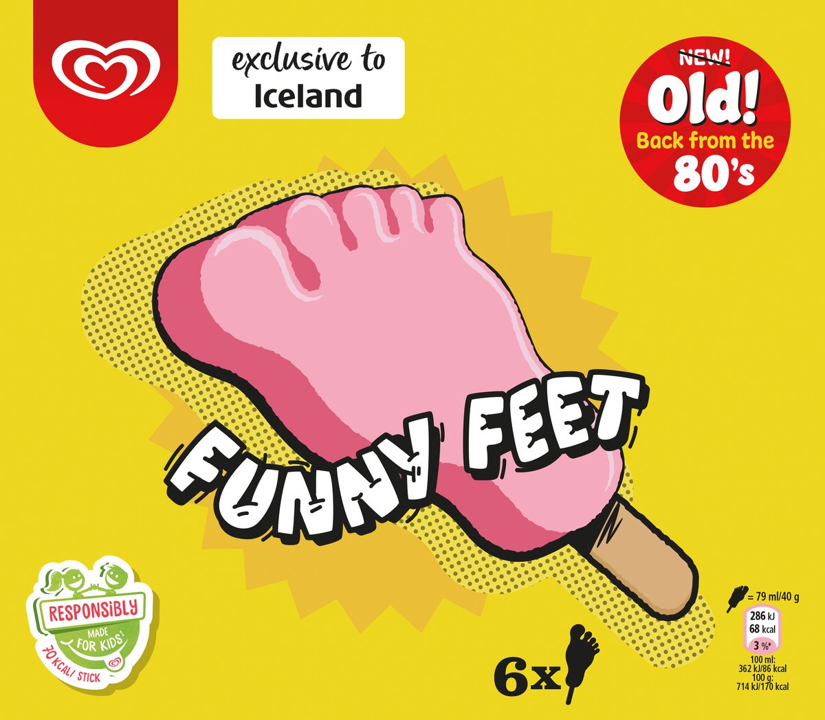 Funny Feet will be in stock from tomorrow 