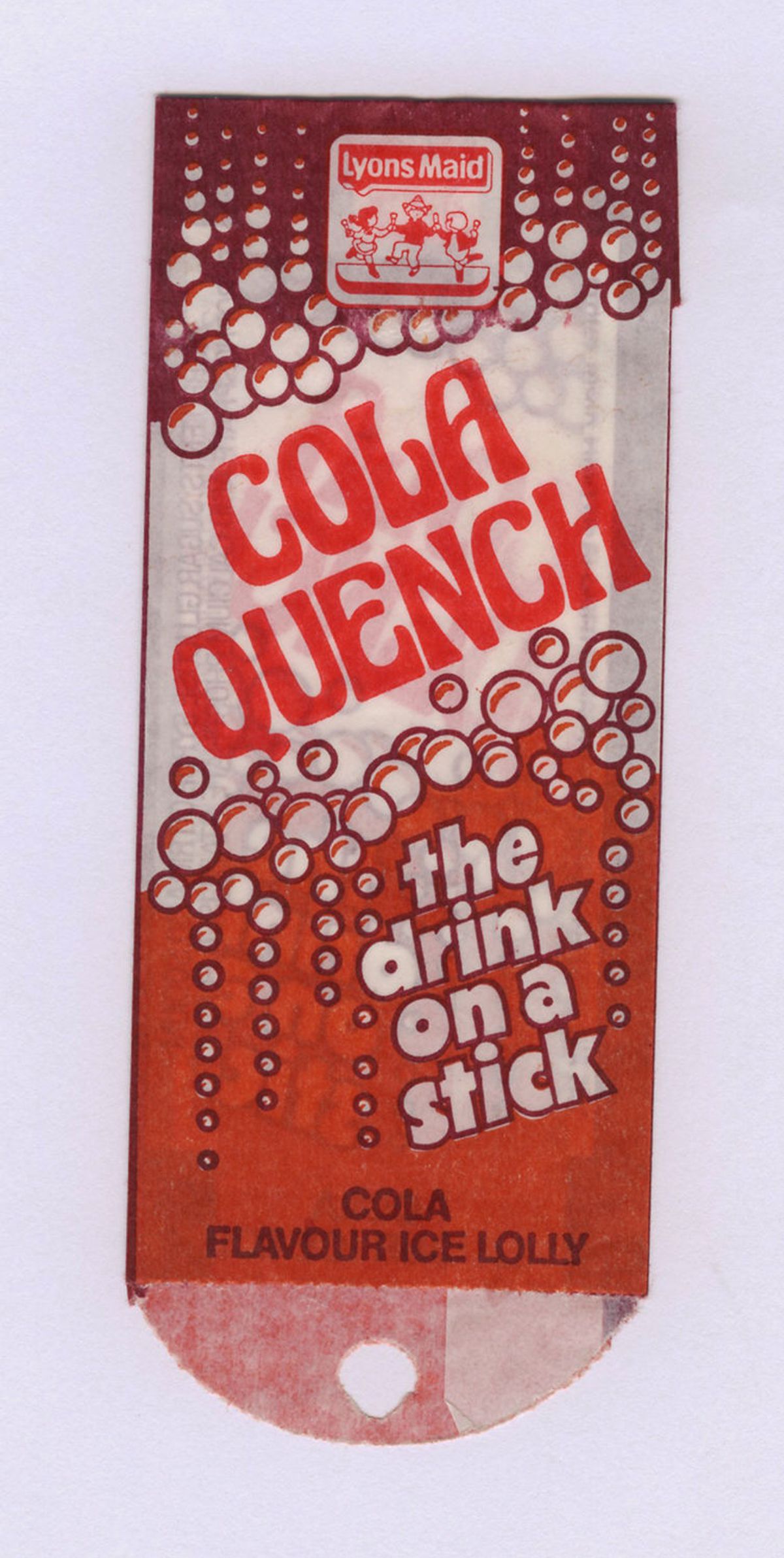 A cola hit on a stick