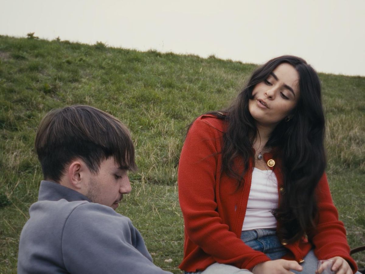 Harvey Young and Leonie Papas as Joey and Skyla in Blue Hour