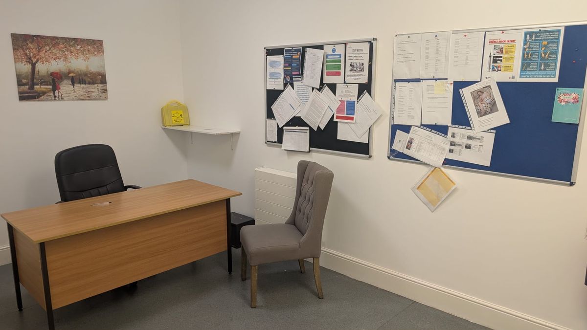 The finished room at Alexandra Court