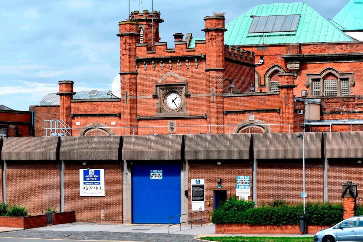Pictured is a generic exterior of HMP Hull Prison, Hedon Road, Hull
