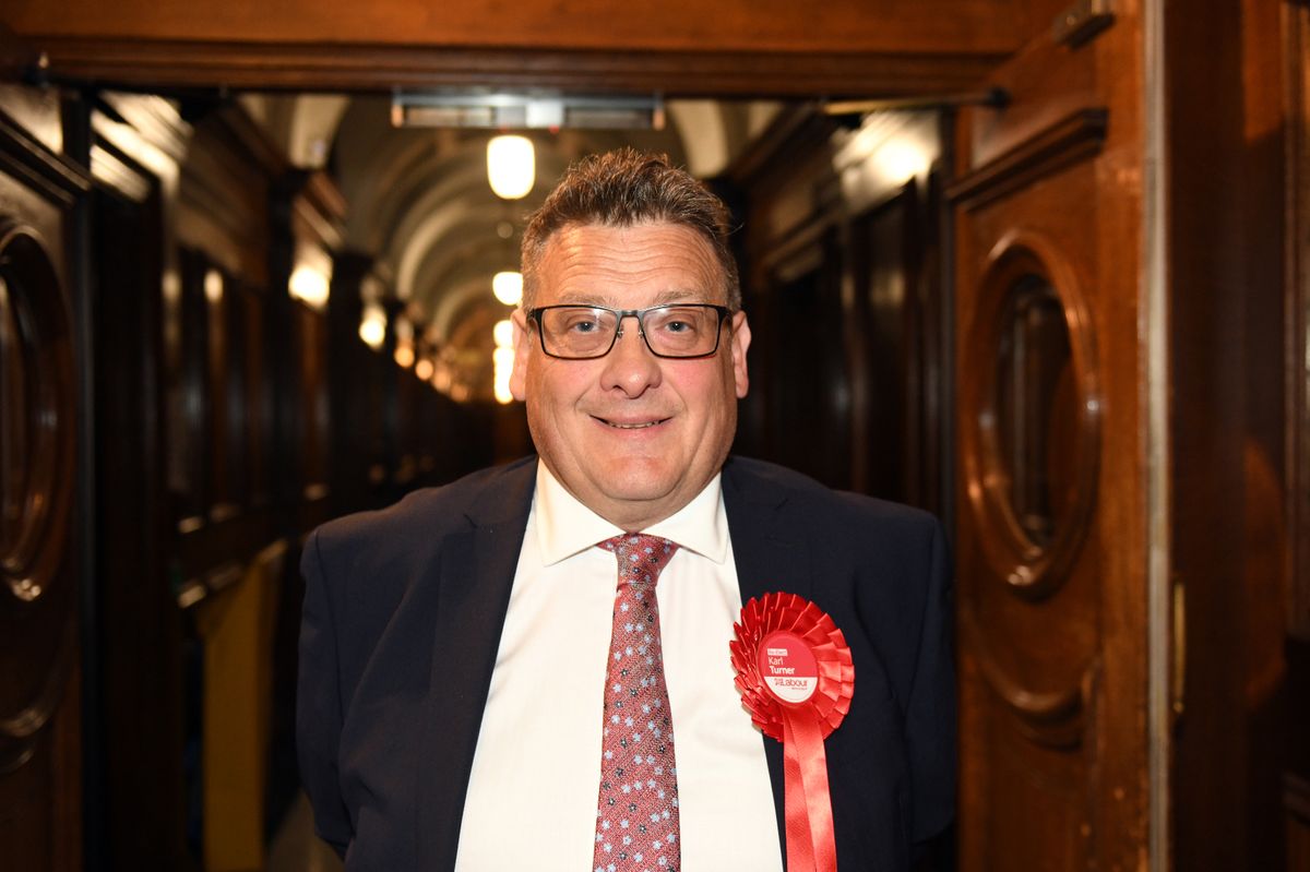 Karl Turner winning Hull East for Labour in 2024