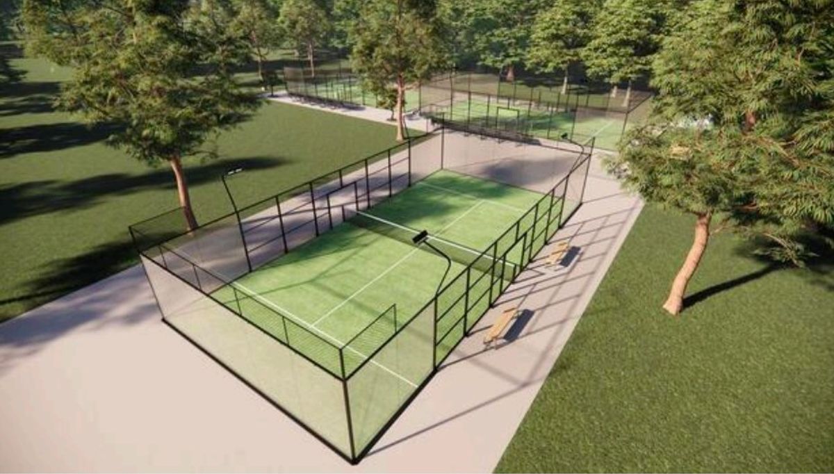 How the padel court at Cherry Burton Golf Club could look