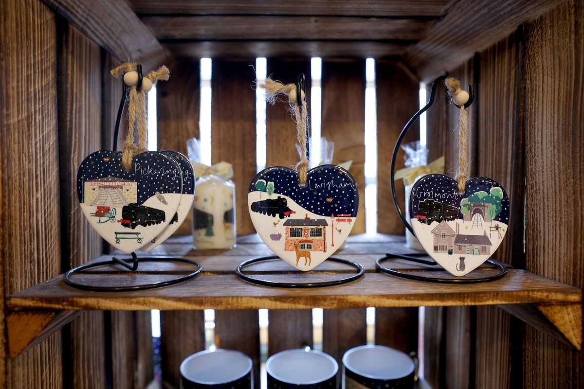 Some of the Jessica Hogarth collection inspired by the NYMR