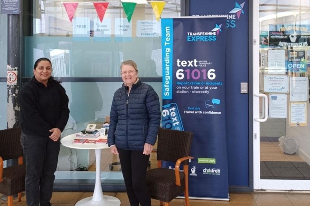 Free blood pressure checks are on offer at Hull Paragon station