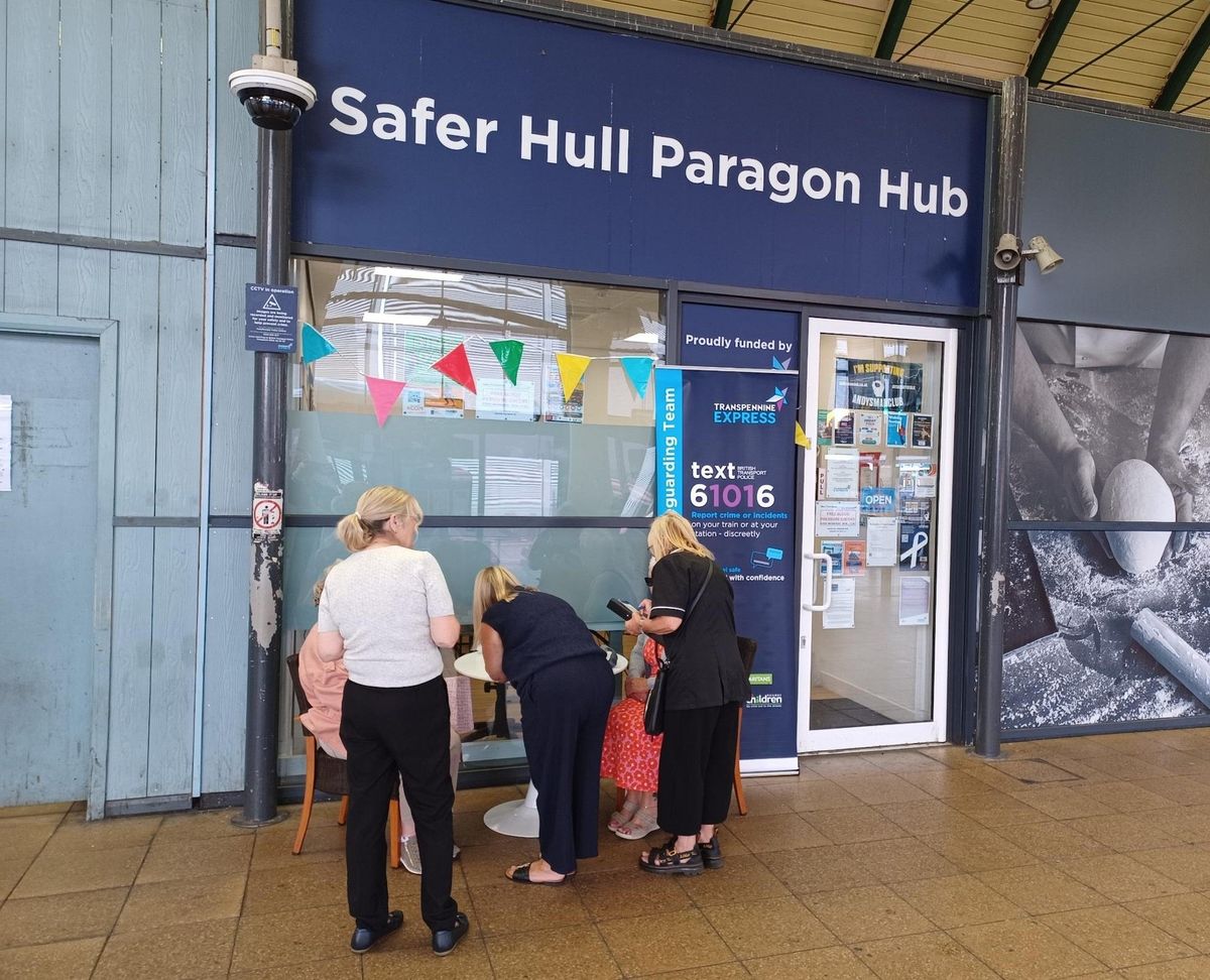 Free blood pressure checks are part of a wider programme of activities taking place at the Safer Hull Paragon Hub