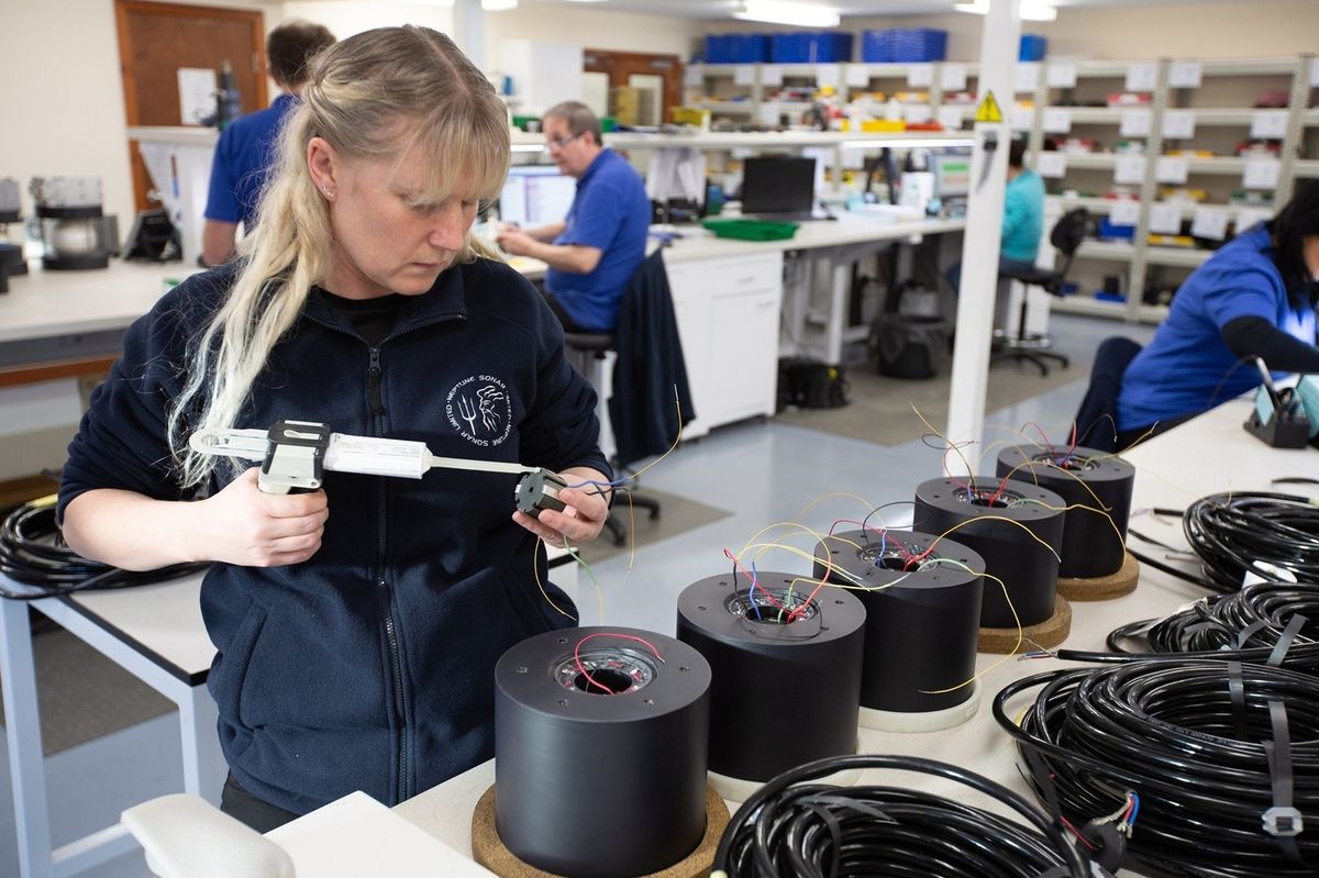 Neptune Sonar manufactures devices called transducers, which map out underwater conditions.