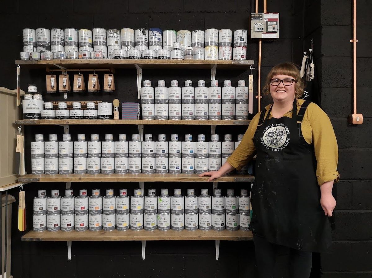 Lara's business is about paint as well as plants
