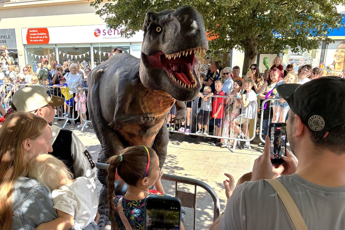 Thousands visited Hull city centre for Dino Day