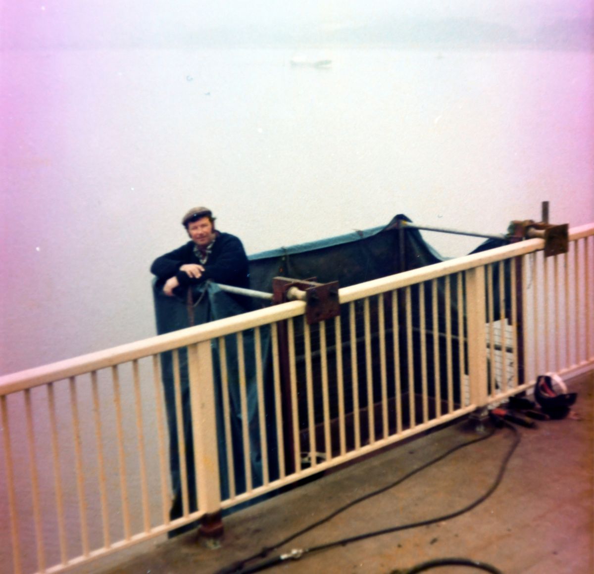 Harry Stewart helped with the construction of the Humber Bridge