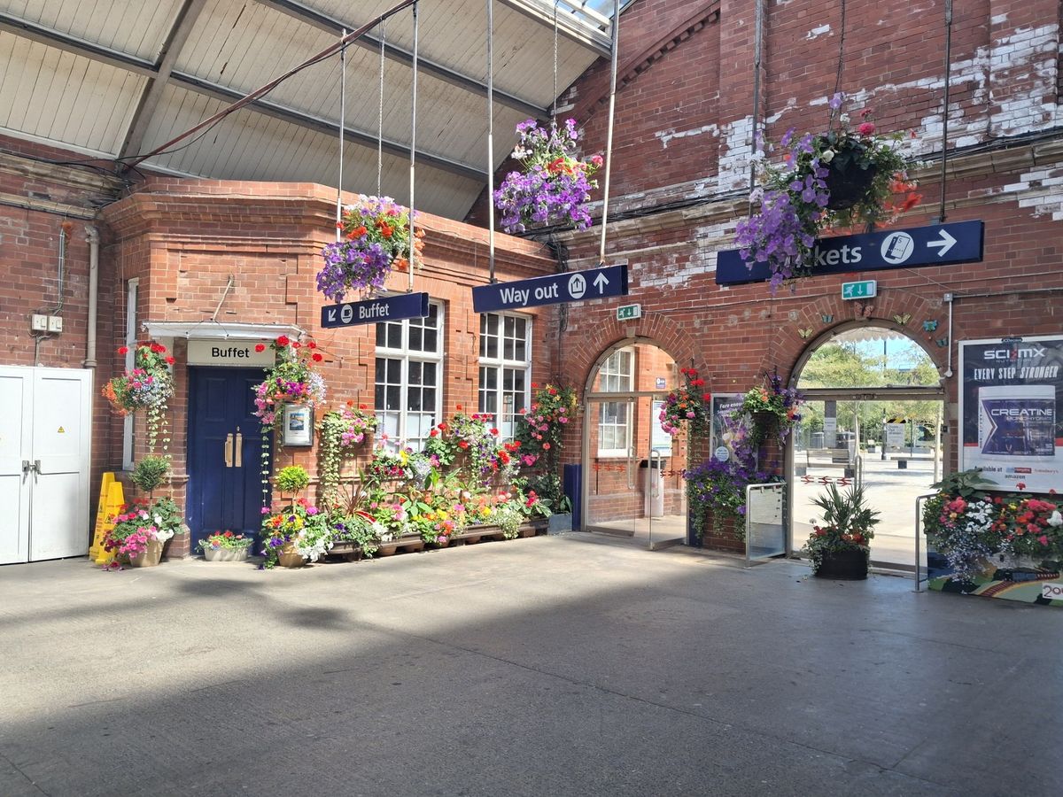 People travel to Bridlington station specifically to view the pretty displays