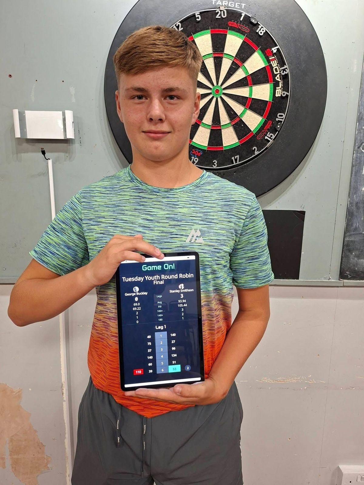 Stanley Smithson, hoping to achieve on the world darts stage