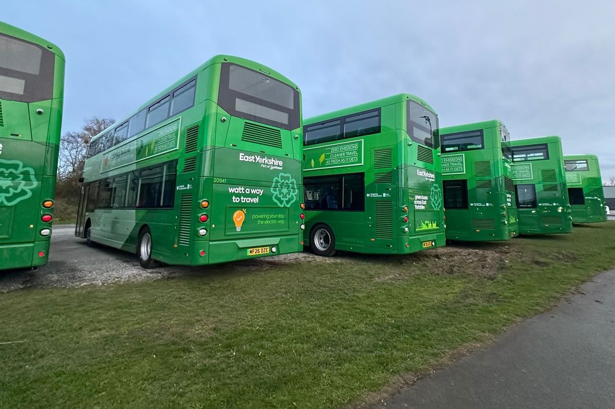 East Yorkshire Buses recently unveiled its new electric fleet
