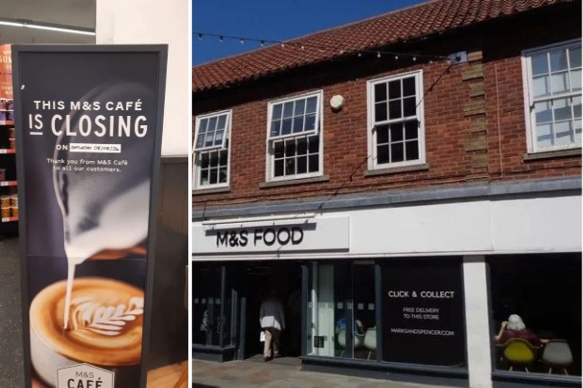 M&S Food in Beverley is closing its in-store café