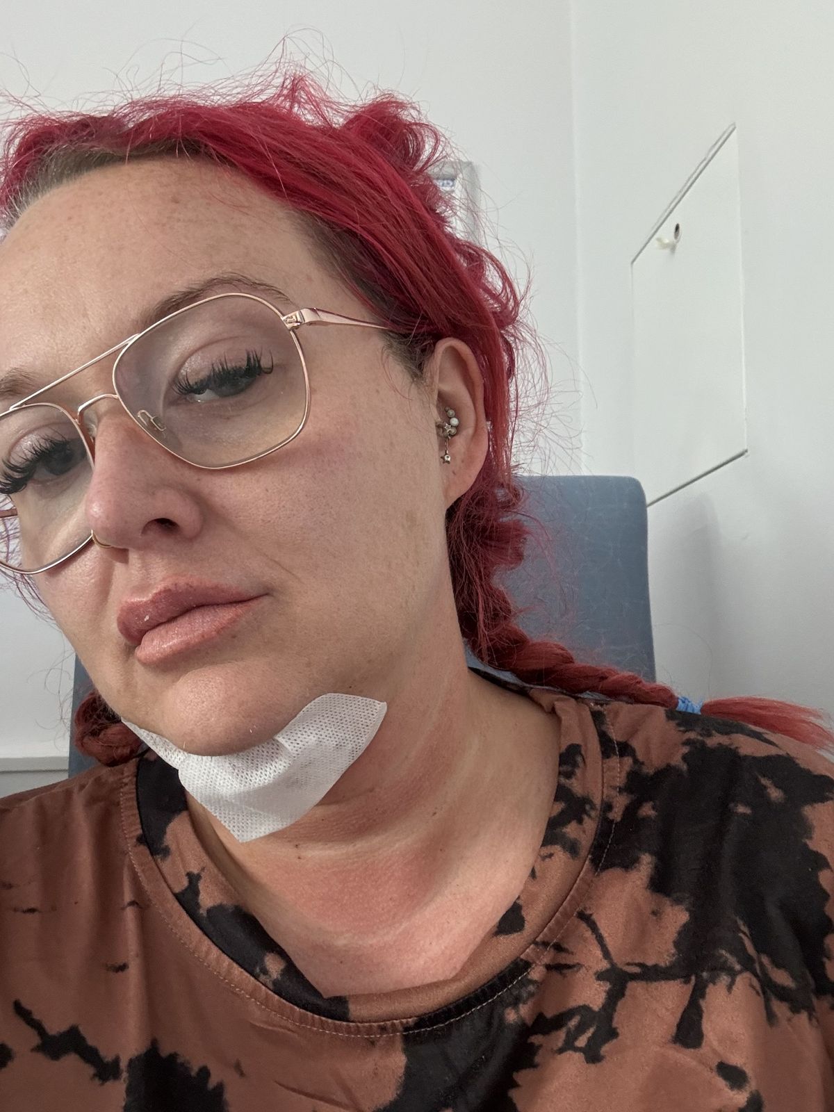 Antonia after her surgery (Kennedy News and Media)