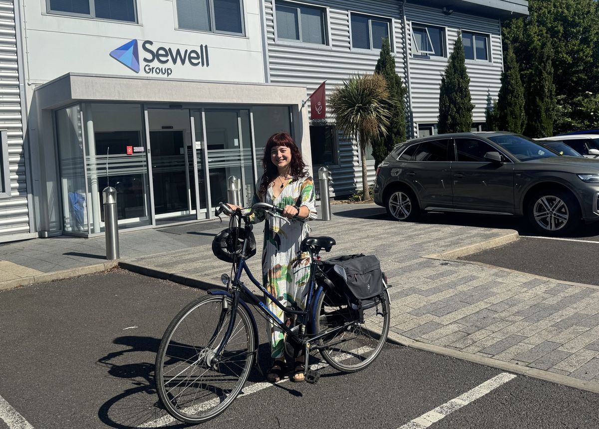 Kate Buurman commutes to her job at the Sewell Group by bike and welcomed the city’s new cycle map