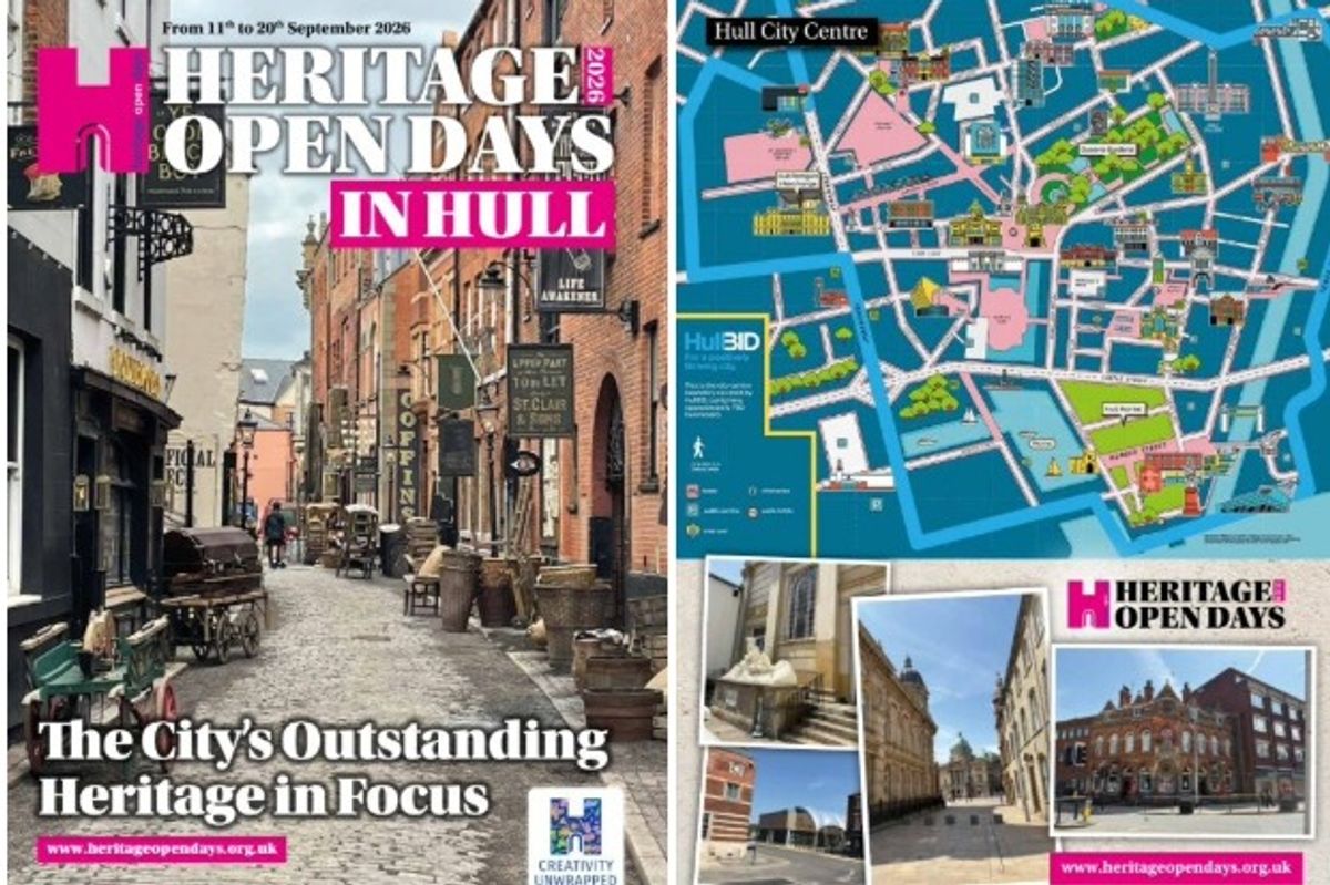 A free glossy brochure will help guide people to Hull's fascinating history during the annual Heritage Open Days festival