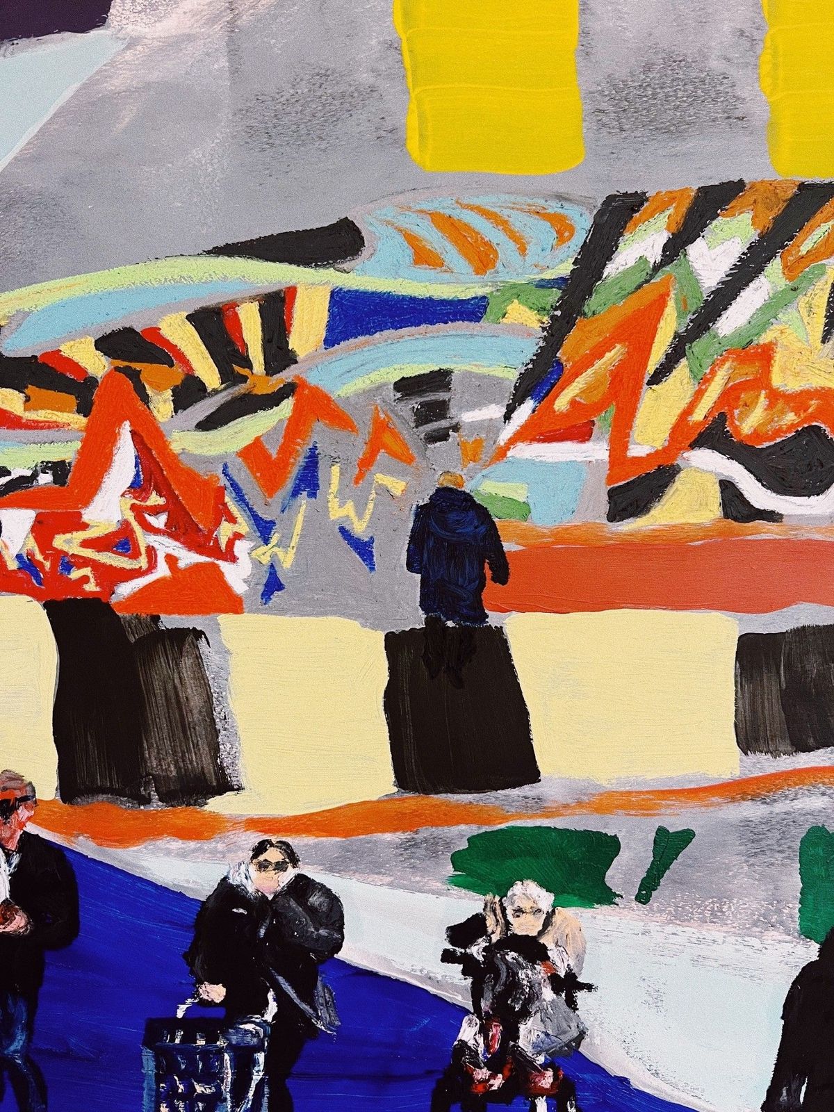 Artwork by Amy Precious who is working with residents from Westbourne House, a supported accommodation for the homeless, to present an exhibition for the UNTHINKABLE festival titled: The Sound of Your Own Voice