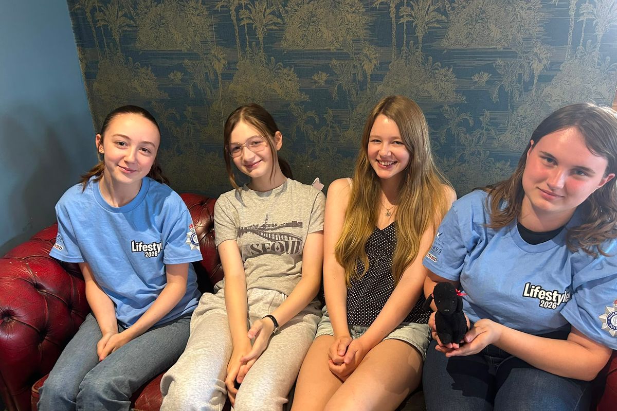 The girls who make up The Last Mehh team, who are raising funds for East Yorkshire charity Aim Higher this summer