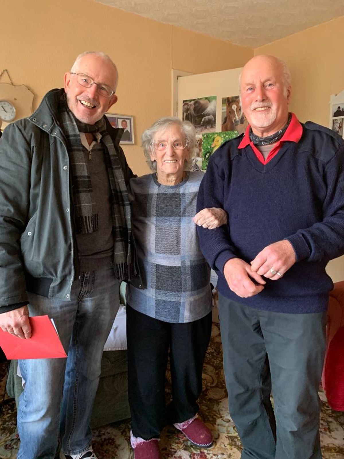 Ron and Peter Marsh with their mother Joyce