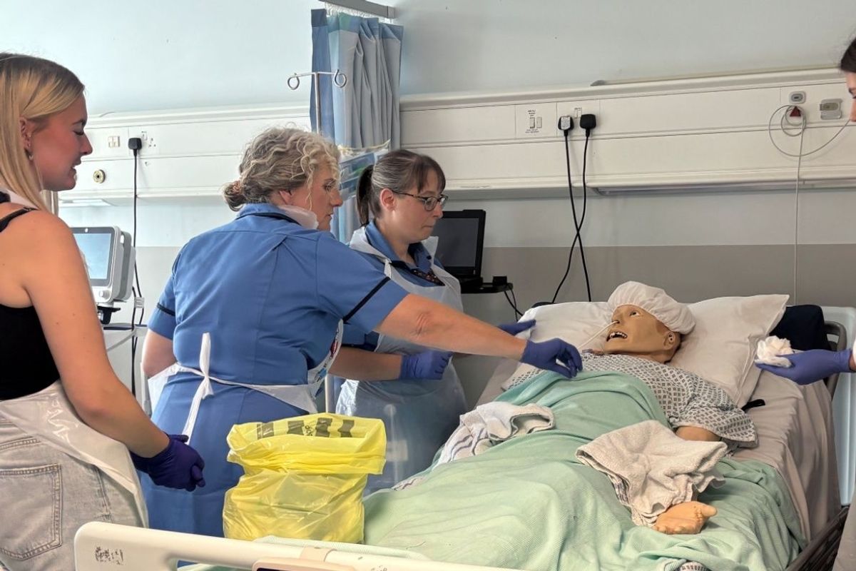 Getting a feel for nursing - students take part in a Summer School