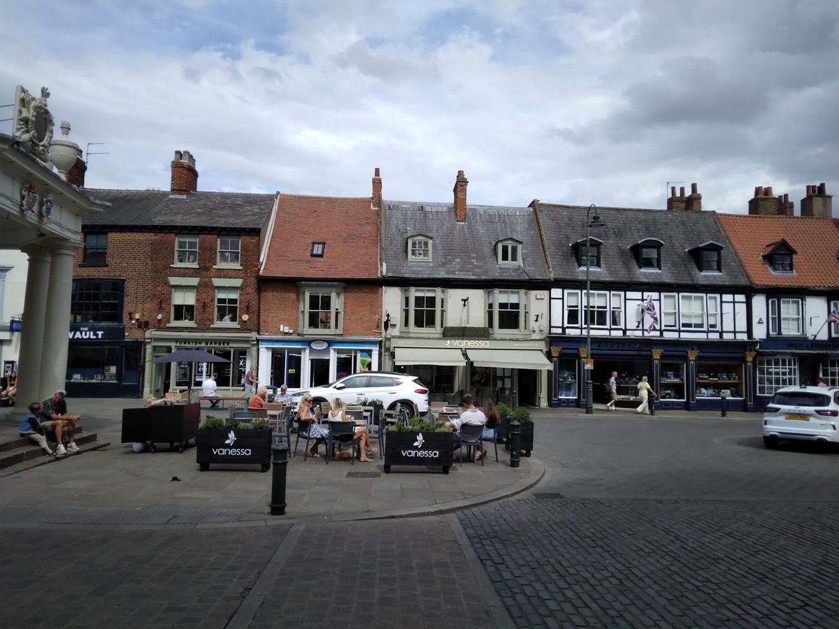 Eat indoors or outdoors at Vanessa's in Saturday Market, Beverley
