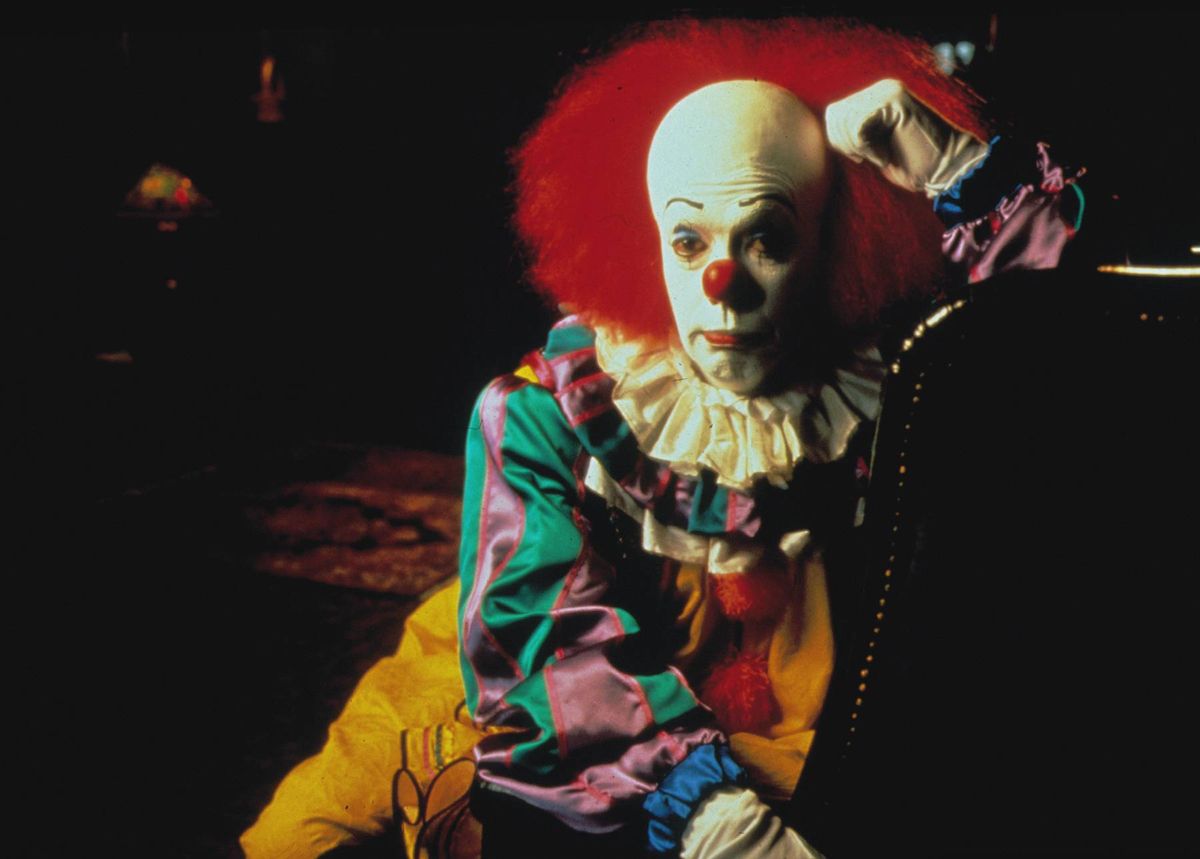 Curry played Pennywise the demon clown, in the Stephen King adaptation It