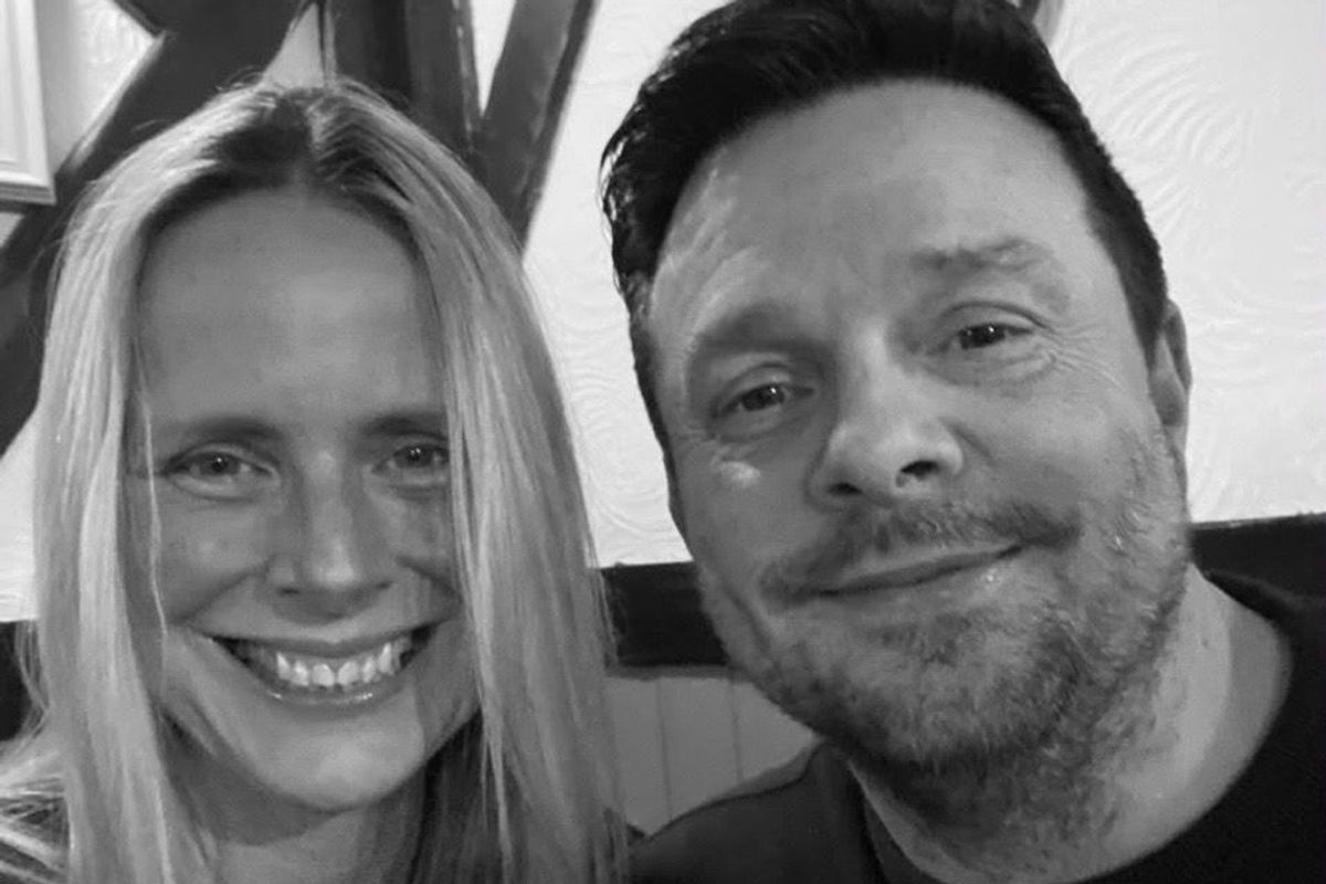 Rob Gibson with his partner Annalise