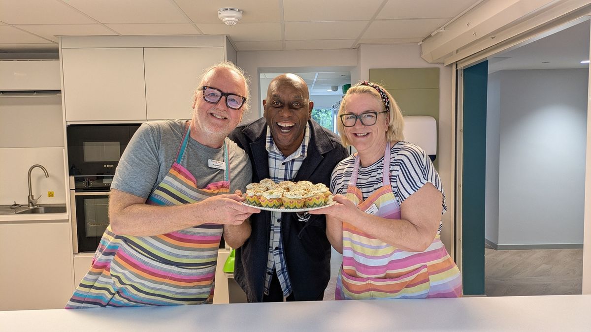Ainsley Harriott at Martin House Hospice