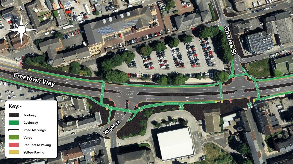 PBS Construction will undertake works from the east of Blundell’s Corner up to, and including, the Wright Street junction